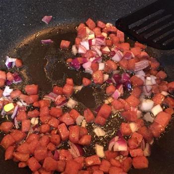 腊肉香菇焖饭的做法步骤7