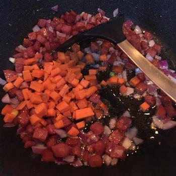 腊肉香菇焖饭的做法图解8
