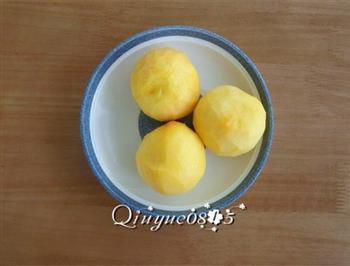 自制纯天然黄桃罐头的做法步骤2