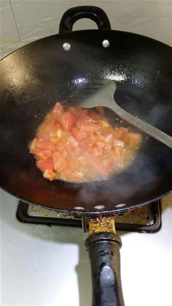 番茄鸡蛋疙瘩汤的做法步骤3