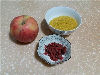 苹果小米粥的做法步骤1