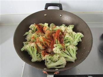咸肉花菜干锅的做法步骤9