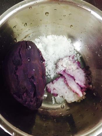 酥皮核桃仁紫薯球的做法步骤14