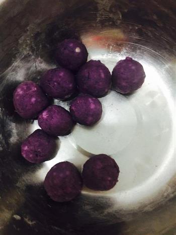 酥皮核桃仁紫薯球的做法步骤19