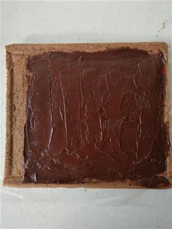 摩卡酥粒巧克力蛋糕卷的做法步骤22