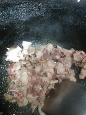 荷兰豆炒肉的做法步骤3