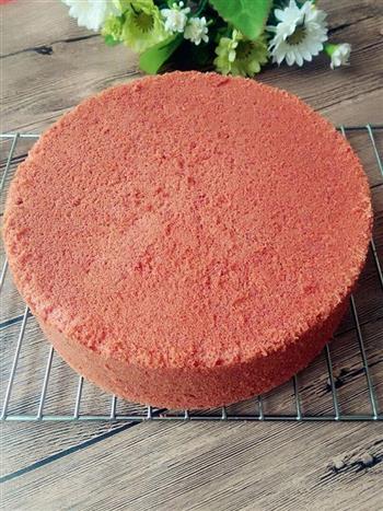 红丝绒海绵蛋糕的做法步骤5