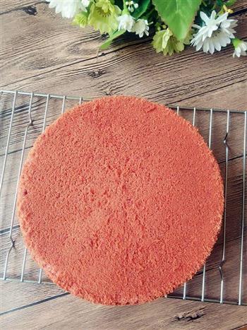 红丝绒海绵蛋糕的做法步骤7