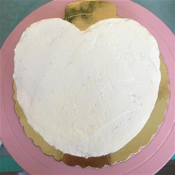 心形水果奶油蛋糕的做法步骤19