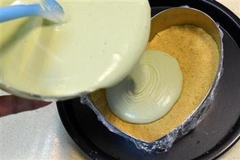 抹茶冻芝士蛋糕的做法步骤9