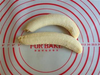 燕麦烤香蕉的做法图解1