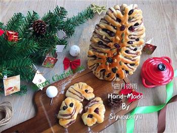 圣诞树千层豆沙面包的做法步骤17