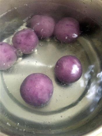 紫薯花生汤圆的做法步骤4