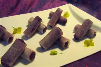 紫薯萝卜卷的做法图解10