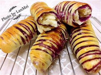 毛毛虫紫薯面包的做法步骤14