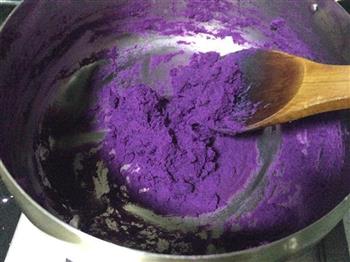 毛毛虫紫薯面包的做法图解3