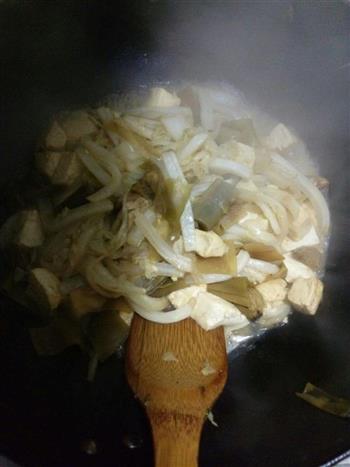 腊八蒜炖白菜大豆腐的做法步骤7