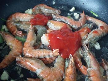 茄汁大虾的做法步骤4
