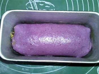 花生酱香蕉紫薯土司的做法步骤14