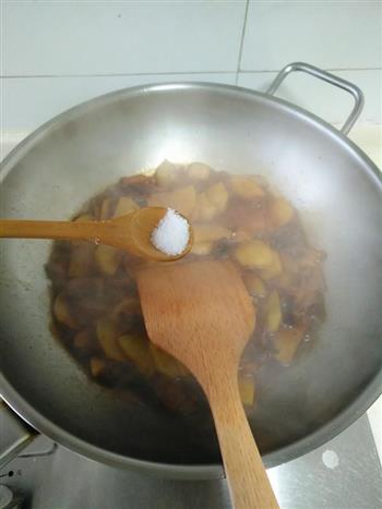 墨鱼干土豆烧肉的做法步骤11