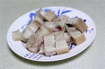 蕨菜黄豆炖肉的做法图解3