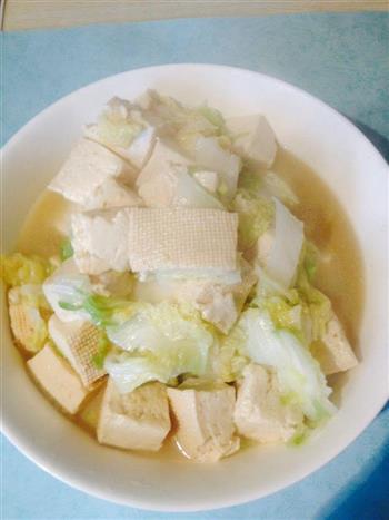 白菜炖老豆腐的做法图解6