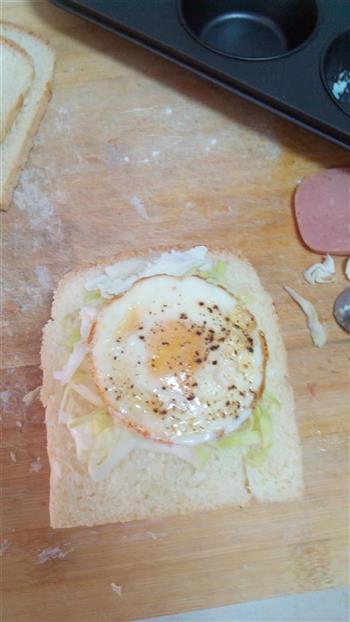 鸡蛋三明治的做法步骤21