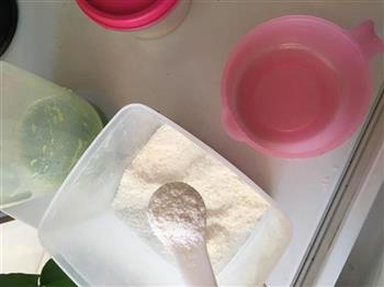 小白菜鸡肉松米粉的做法步骤9
