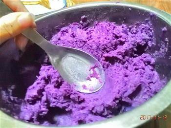 紫薯牛角包的做法步骤1