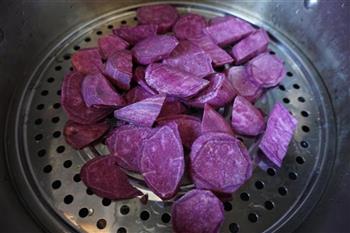 紫薯发糕的做法步骤1