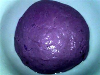 紫薯地瓜肠仔包的做法图解4