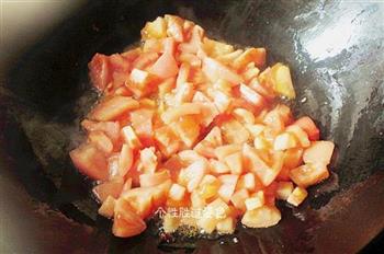番茄鸡蛋面疙瘩汤的做法步骤5