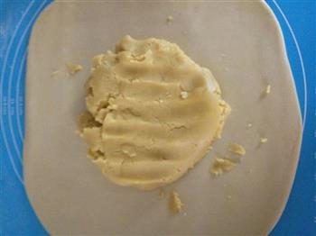 鲜花豆沙老婆饼的做法步骤8