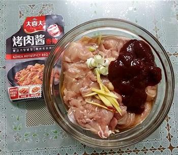 韩式香辣鸡肉卷的做法图解4