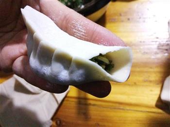 荠菜蘑菇鲜肉水饺的做法图解7