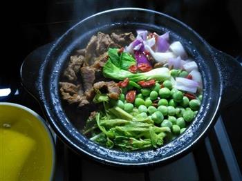 沙锅焖牛肉饭的做法步骤3