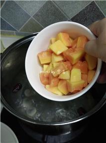 桂圆木瓜甜品的做法步骤7