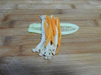 黄瓜凉拌金针菇的做法步骤12
