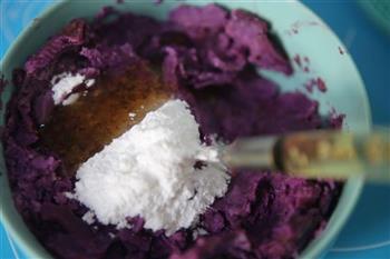 紫薯桂花酥的做法图解6