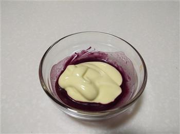 紫薯大理石戚风蛋糕的做法步骤11