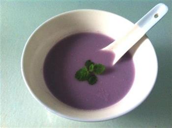 奶味紫薯米糊的做法步骤8