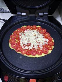 西红柿鸡蛋披萨的做法图解8
