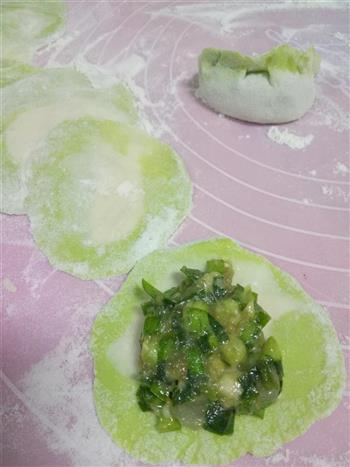 翡翠白菜饺子的做法步骤16