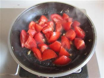 番茄鸡蛋炒年糕的做法图解6