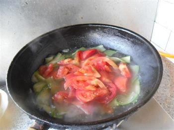 番茄咸火腿的做法步骤7