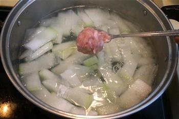冬瓜肉丸汤的做法步骤10
