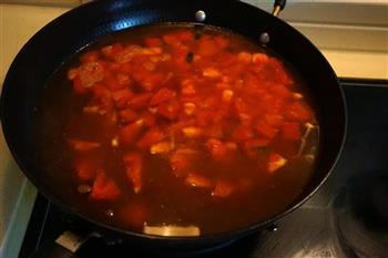 西红柿热汤面的做法图解7