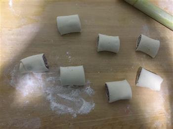 双色豆沙包的做法步骤10