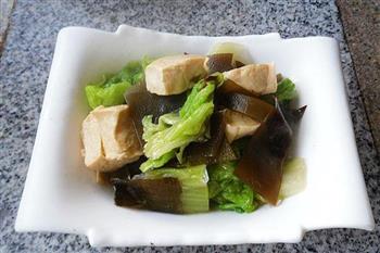 海带白菜烧豆腐的做法步骤13