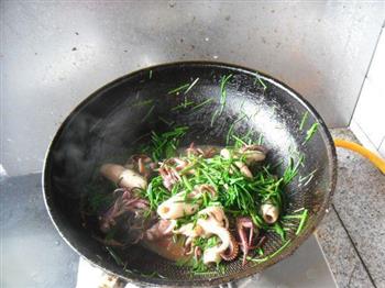 海兔炒韭菜的做法步骤13